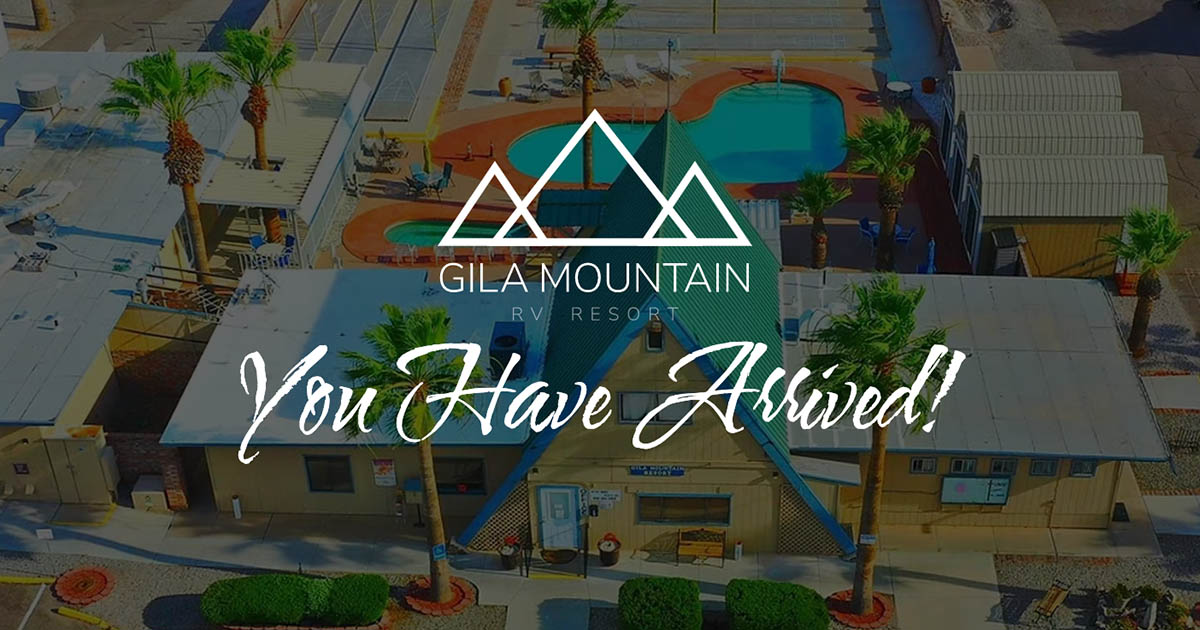 Resort Map Gila Mountain RV Resort in Yuma AZ